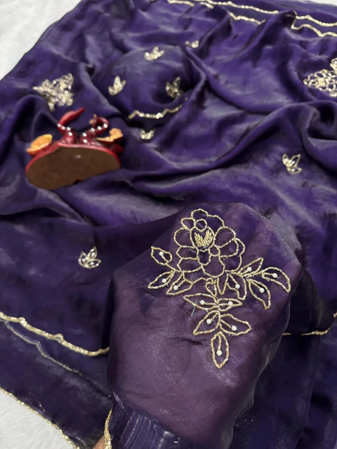 Hafsa🌹 – Premium Designer Handwork Saree Collection