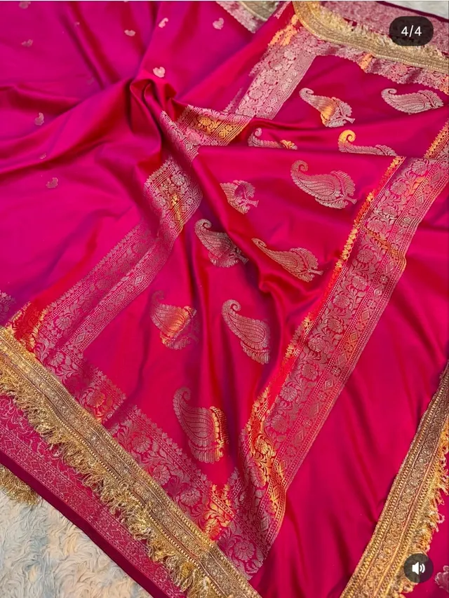 Royal Banarasi Soft Kataan Silk Saree – Rich Zari Weave Collection - View 2