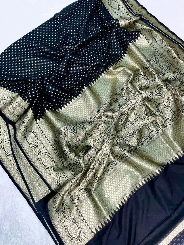 Banarasi Soft Semi Kataan Silk Saree - Banarasi Soft Semi Kataan Silk Saree Online India - Buy at ₹1999 - Image 1