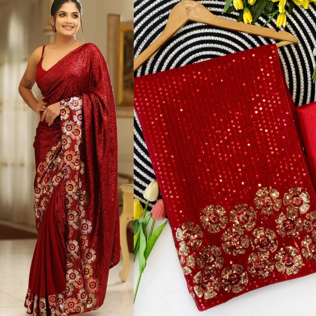 Bollywood Blockbuster Sequins Saree – Special Edition Collection