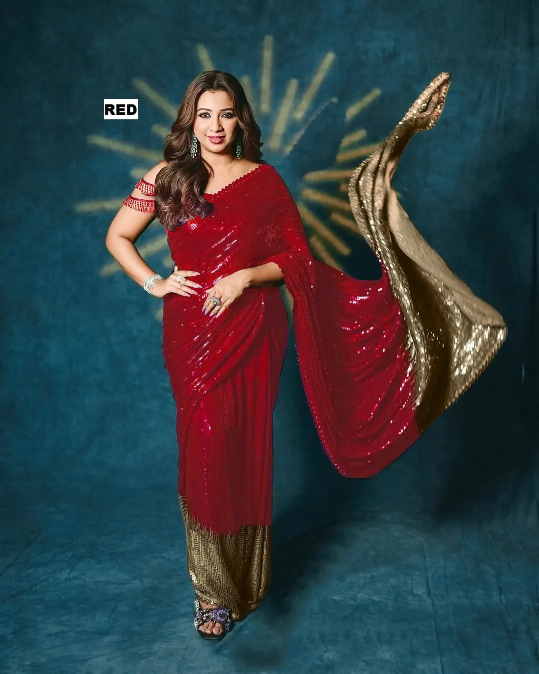 Bollywood Blockbuster Dual Sequins Saree – Special Edition Collection
