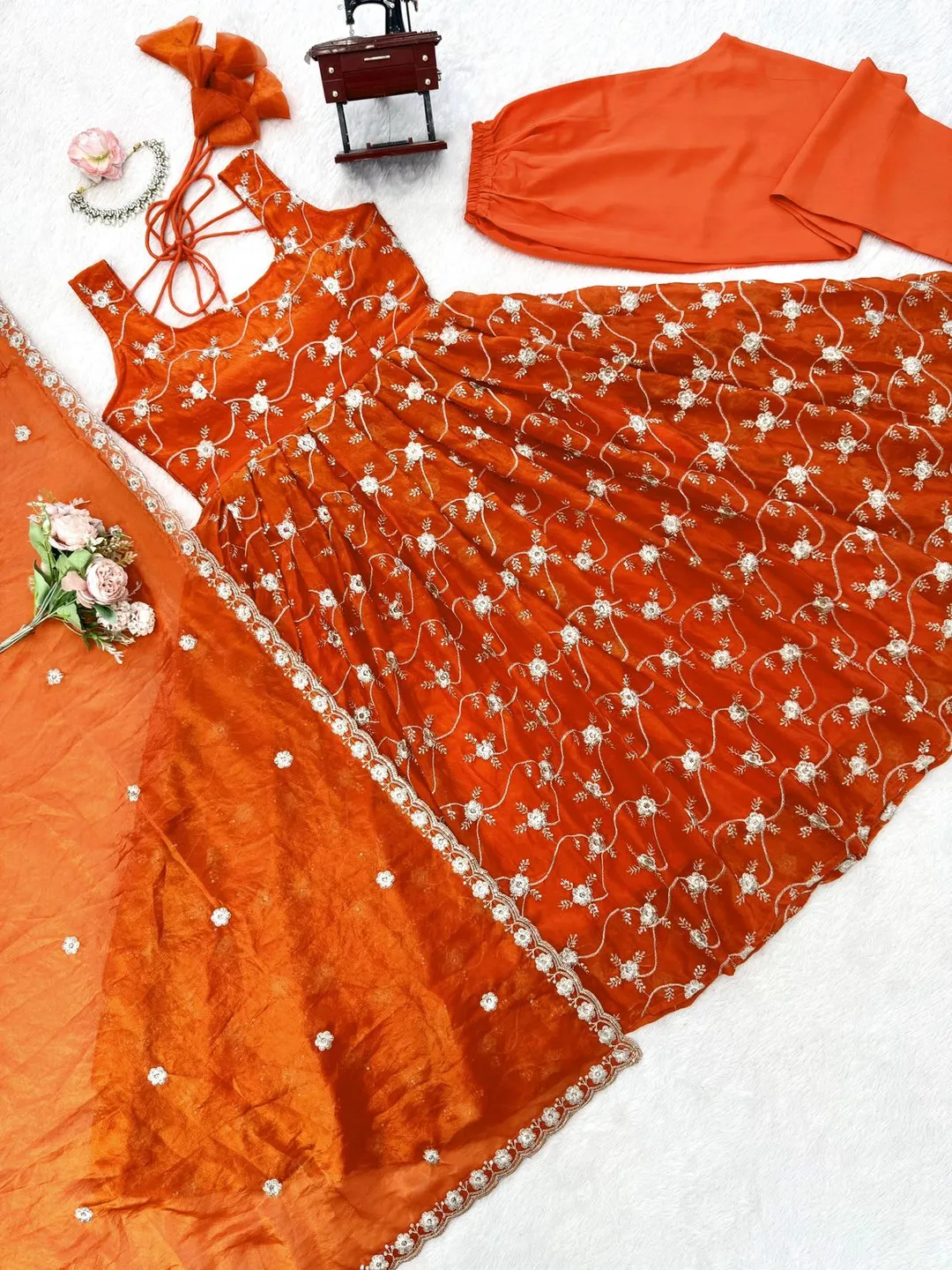 Designer Anarkali Set – Elegant Ethnic Wear - View 5