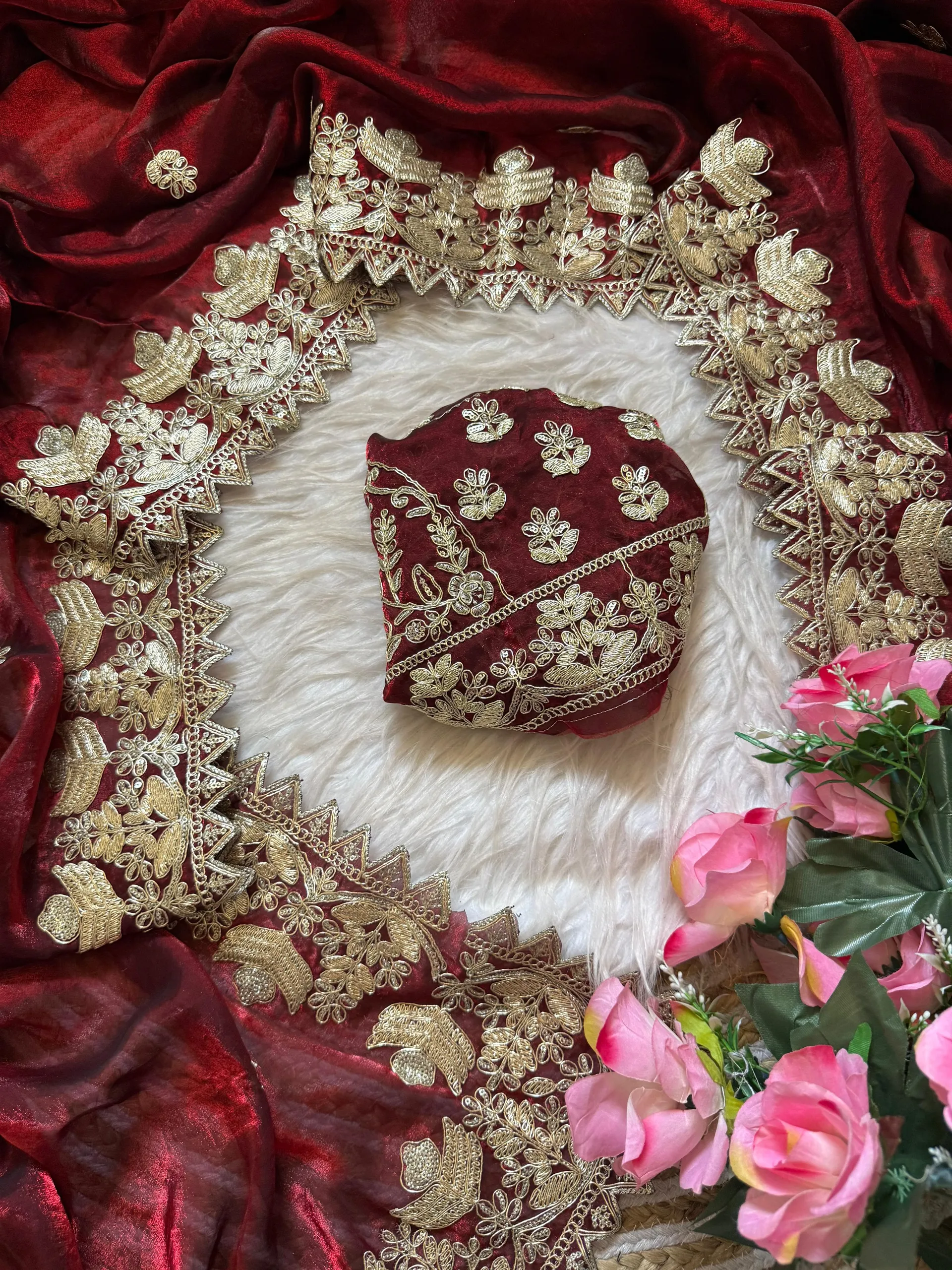 NEW ARRIVAL – Elegant Space Silk Saree - View 3