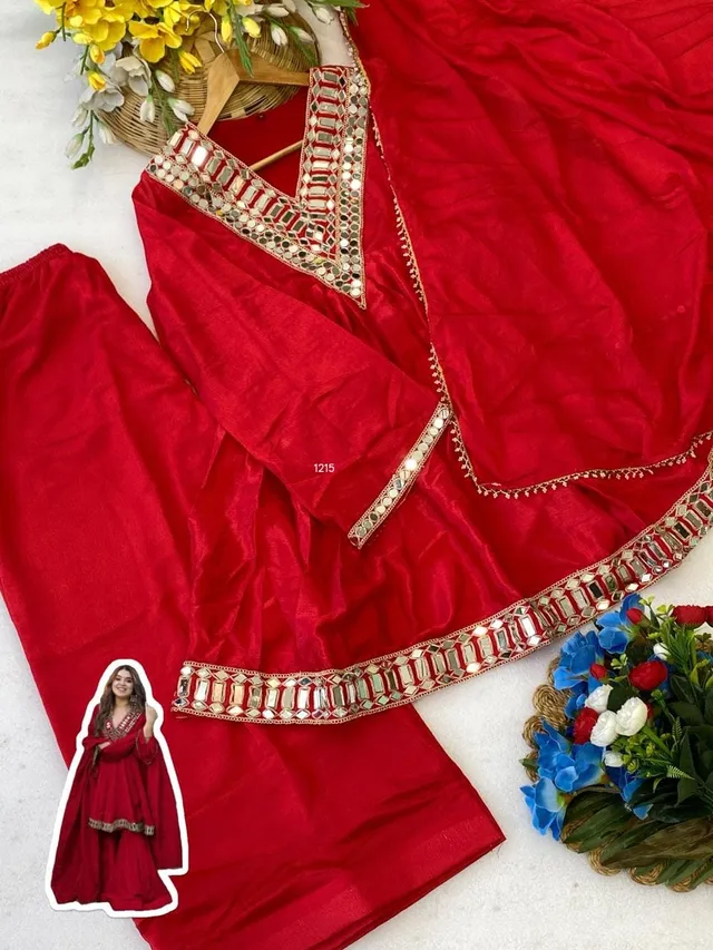 New Launch – Aliya Cut Kediya Style Palazzo Set - View 2