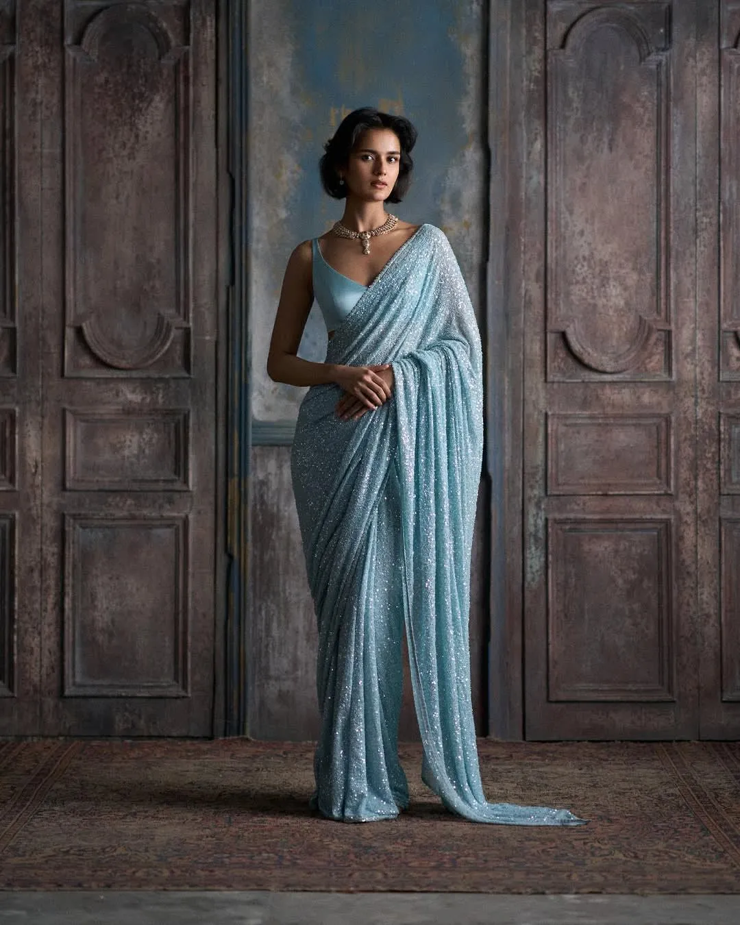 New Launch – Bollywood Blockbuster Sequins Saree