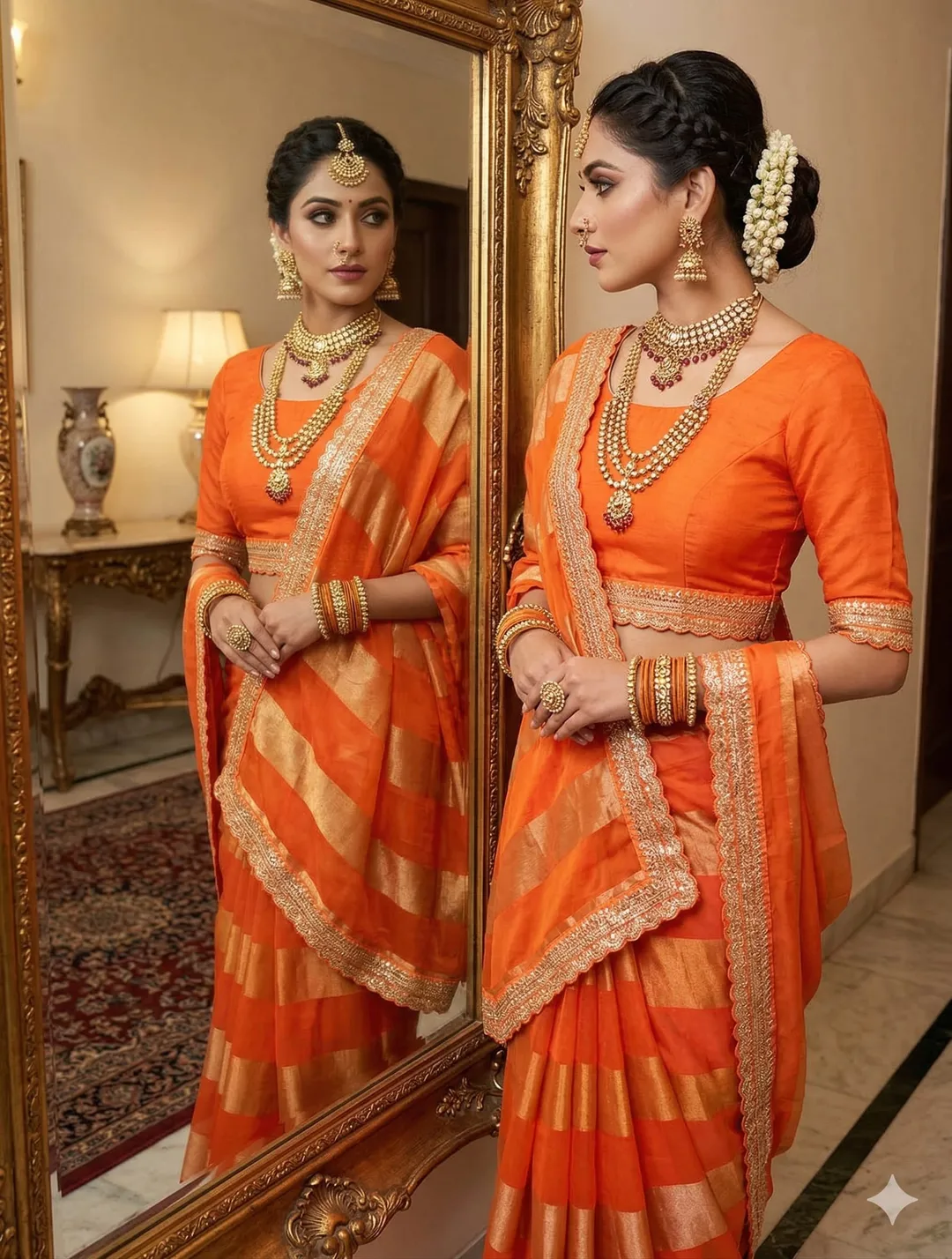 Wedding Special – Georgette Tissue Silk Saree