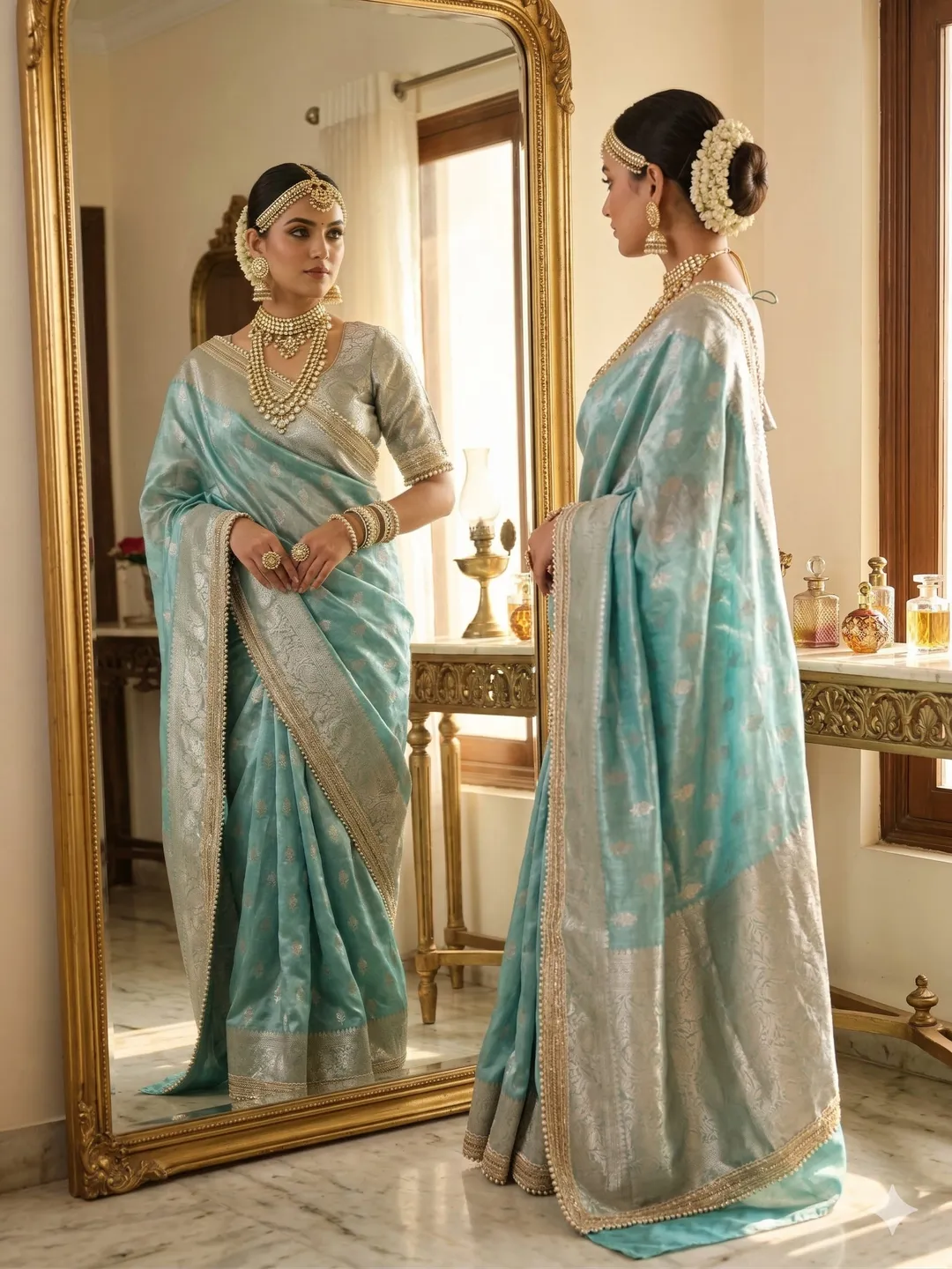 Biggest Wedding Fresh Launch – Banarasi Tissue Silk Saree - Banarasi Soft Tissue Silk Saree Online India - Buy at ₹2199 - Image 1