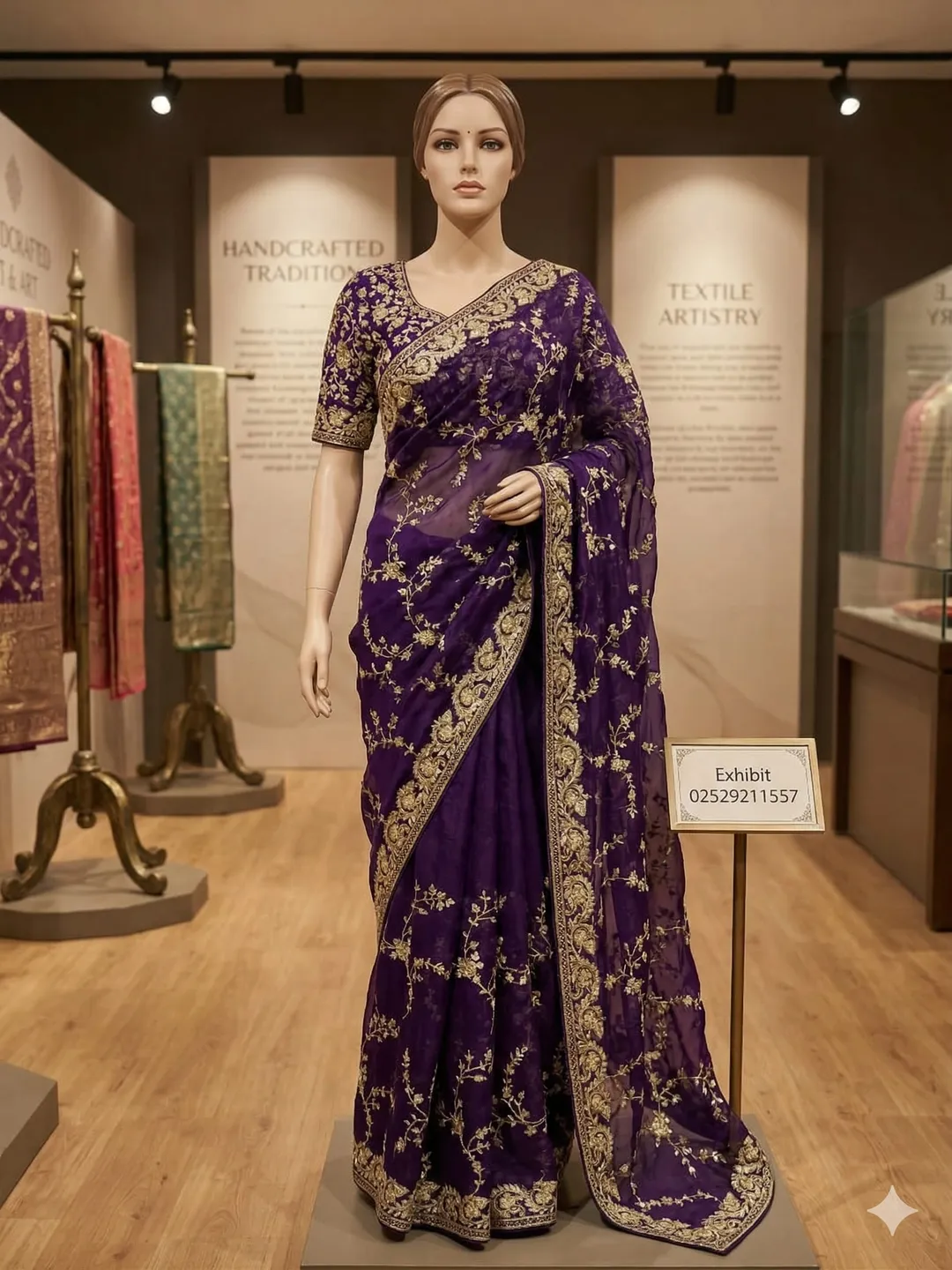 Premium Designer Sequin Saree Collection - Space Silk Saree Online India - Buy at ₹2050 - Image 1