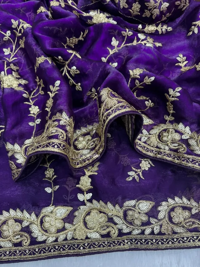 Premium Designer Sequin Saree Collection - View 3