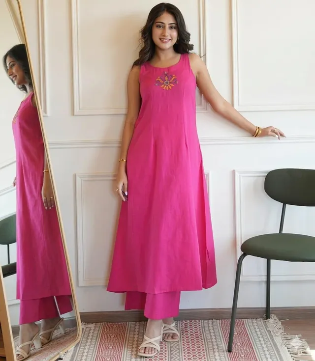 Trendy Reyon Kurti Set