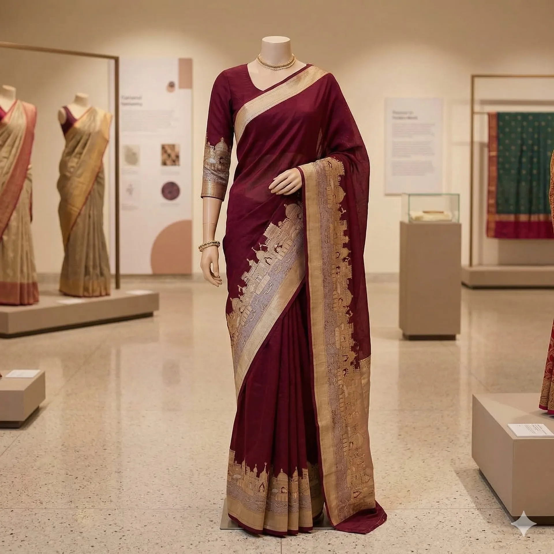 Banaras Ganga Ghat Saree – Timeless Elegance