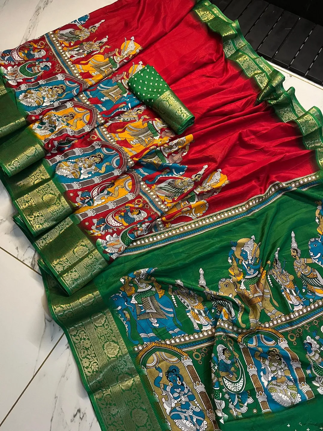 Super Dola RECCO Zari Saree – New Uniform Collection - Second View