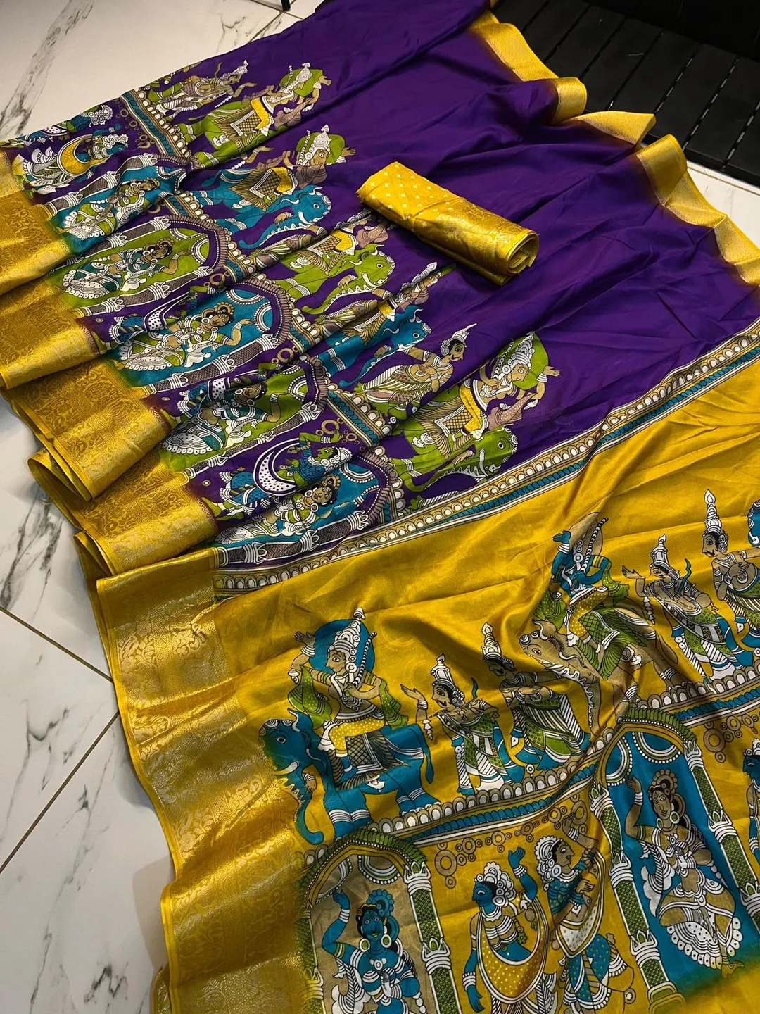Super Dola RECCO Zari Saree – New Uniform Collection - Second View