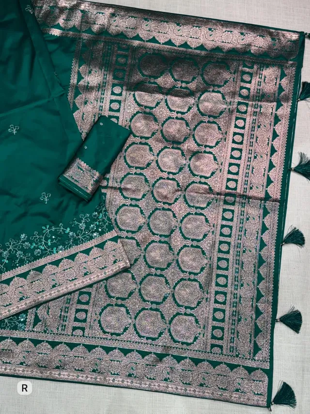 DESIGN – Sakshi 🌺 | Festive Banarasi Silk Elegance - View 2