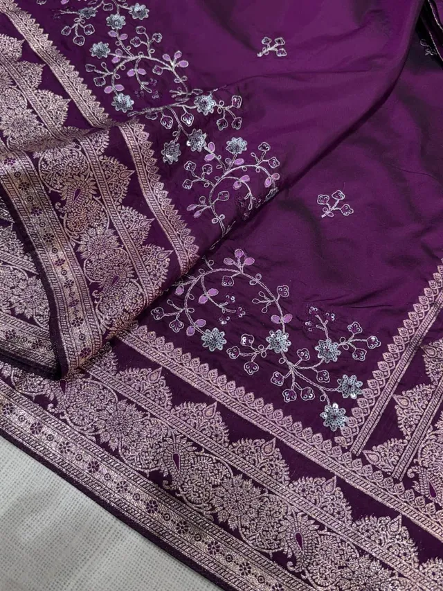 DESIGN – Sakshi 🌺 | Festive Banarasi Silk Elegance - View 3