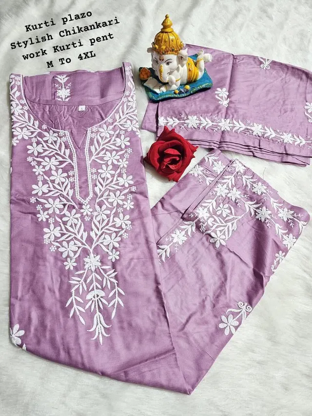 Designer Top & Palazo Set - View 2