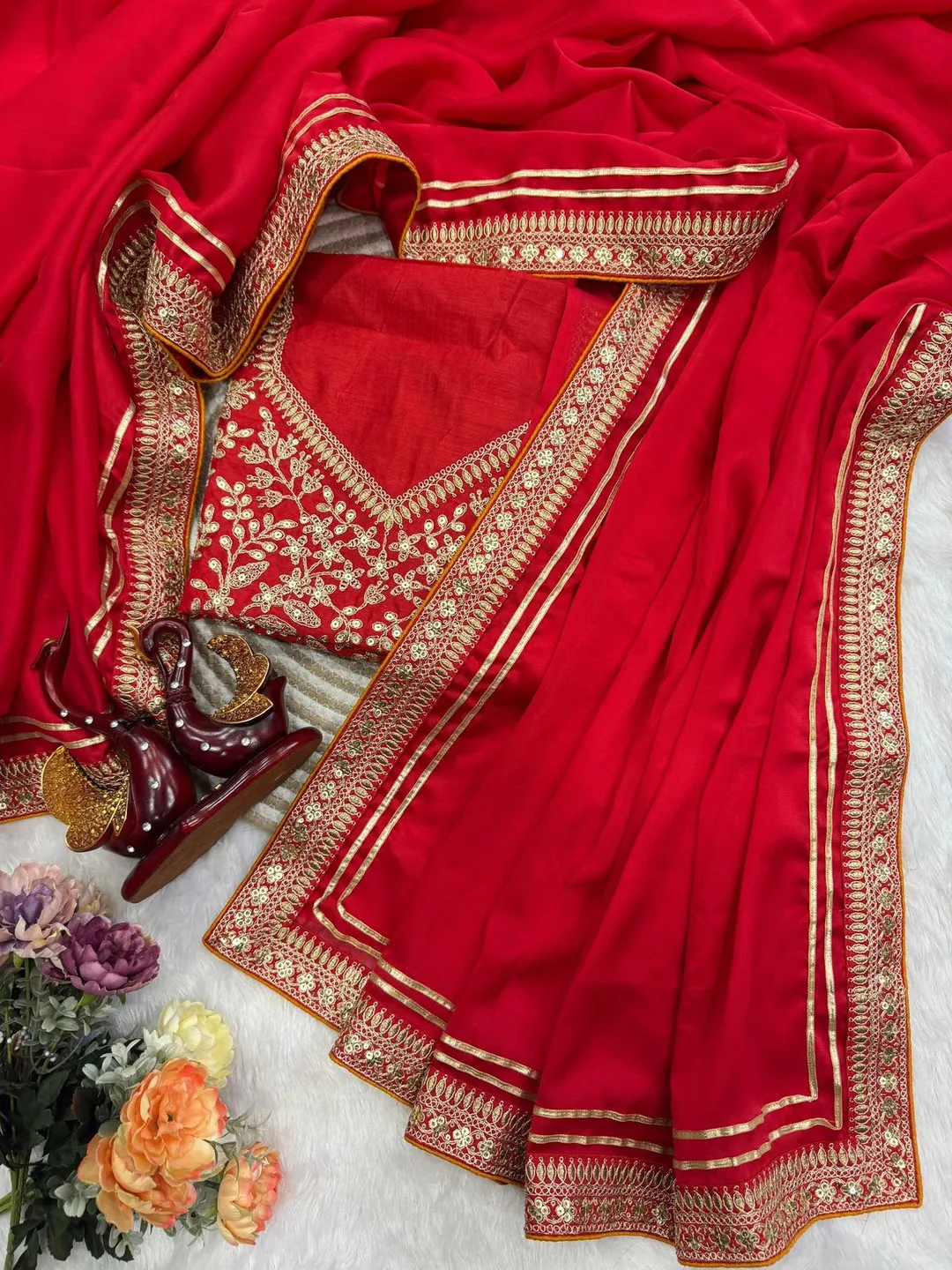 Bollywood-Inspired Designer Saree - View 2