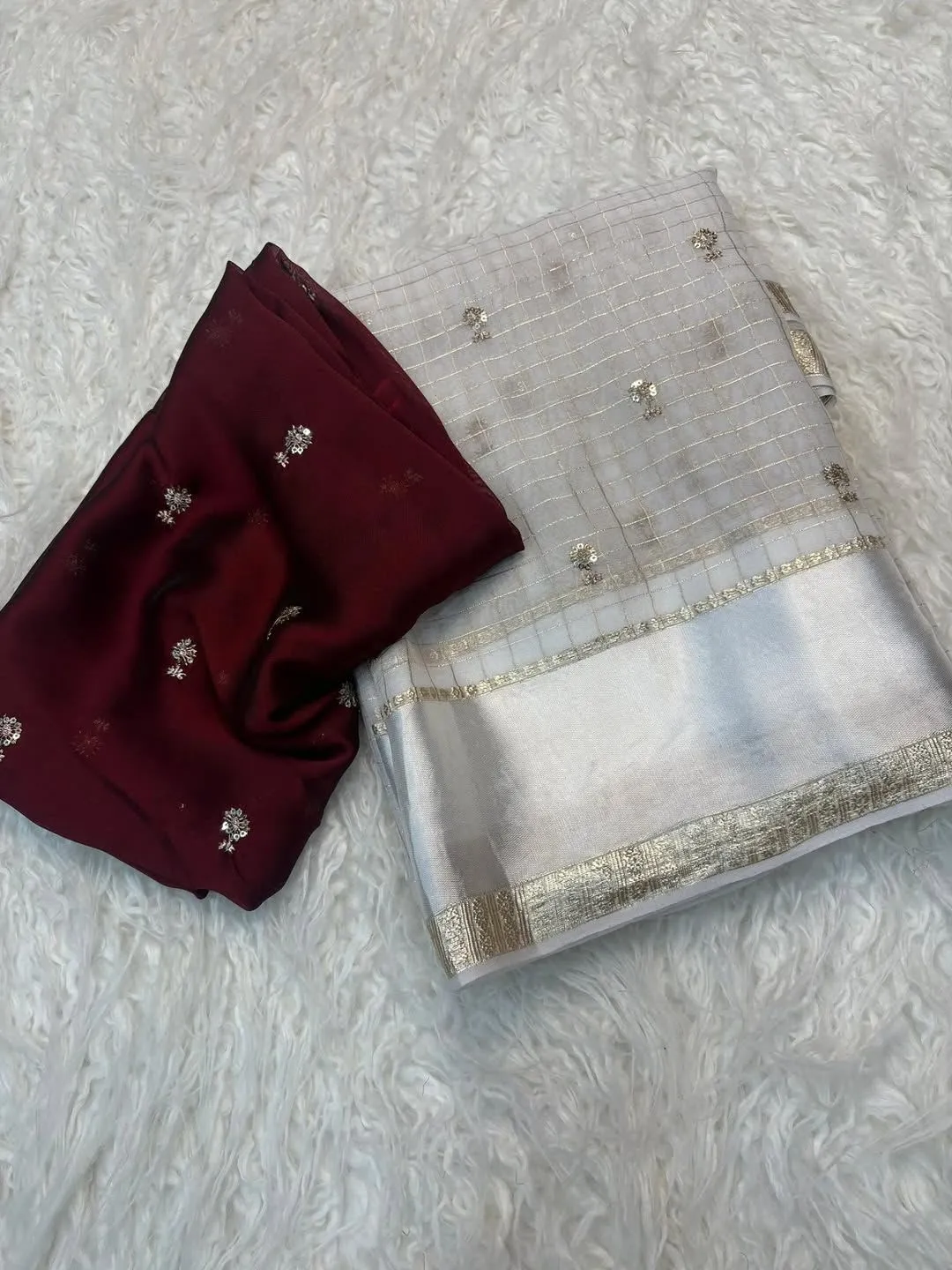 New Arrivals – Designer Sequence Saree - View 4
