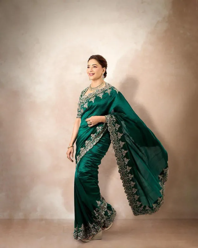 Designer Saree Inspired by Madhuri Dixit - View 3