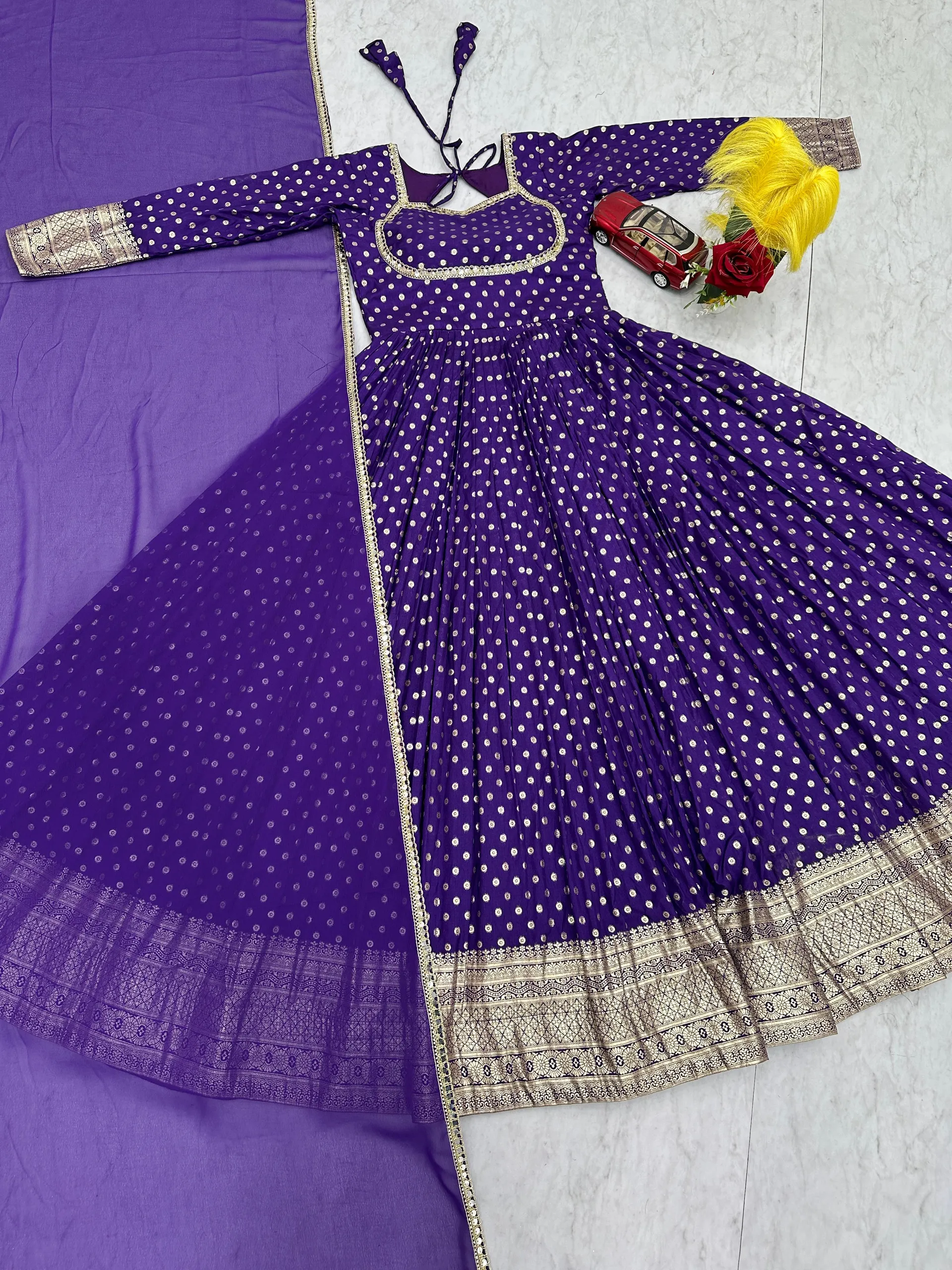 Launching New Jacquard Gown Collection - View 4