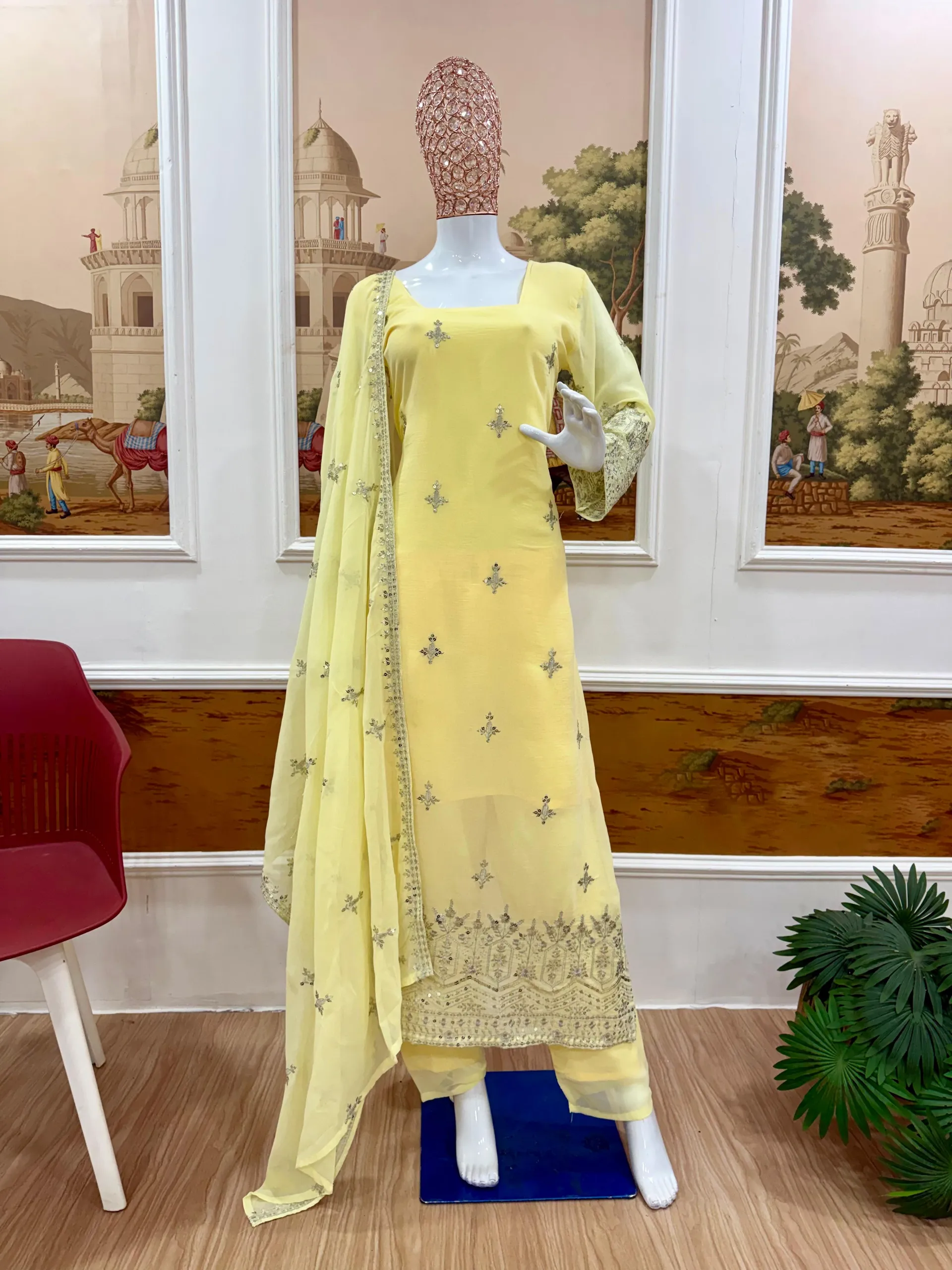 New Launch – Designer 3-Piece Kurti Set - View 4