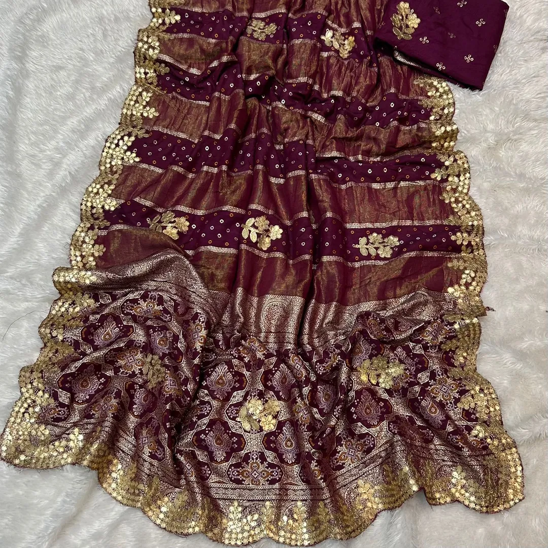 Pure Viscose Zari Weaving Saree – Rich Festive Collection - View 2