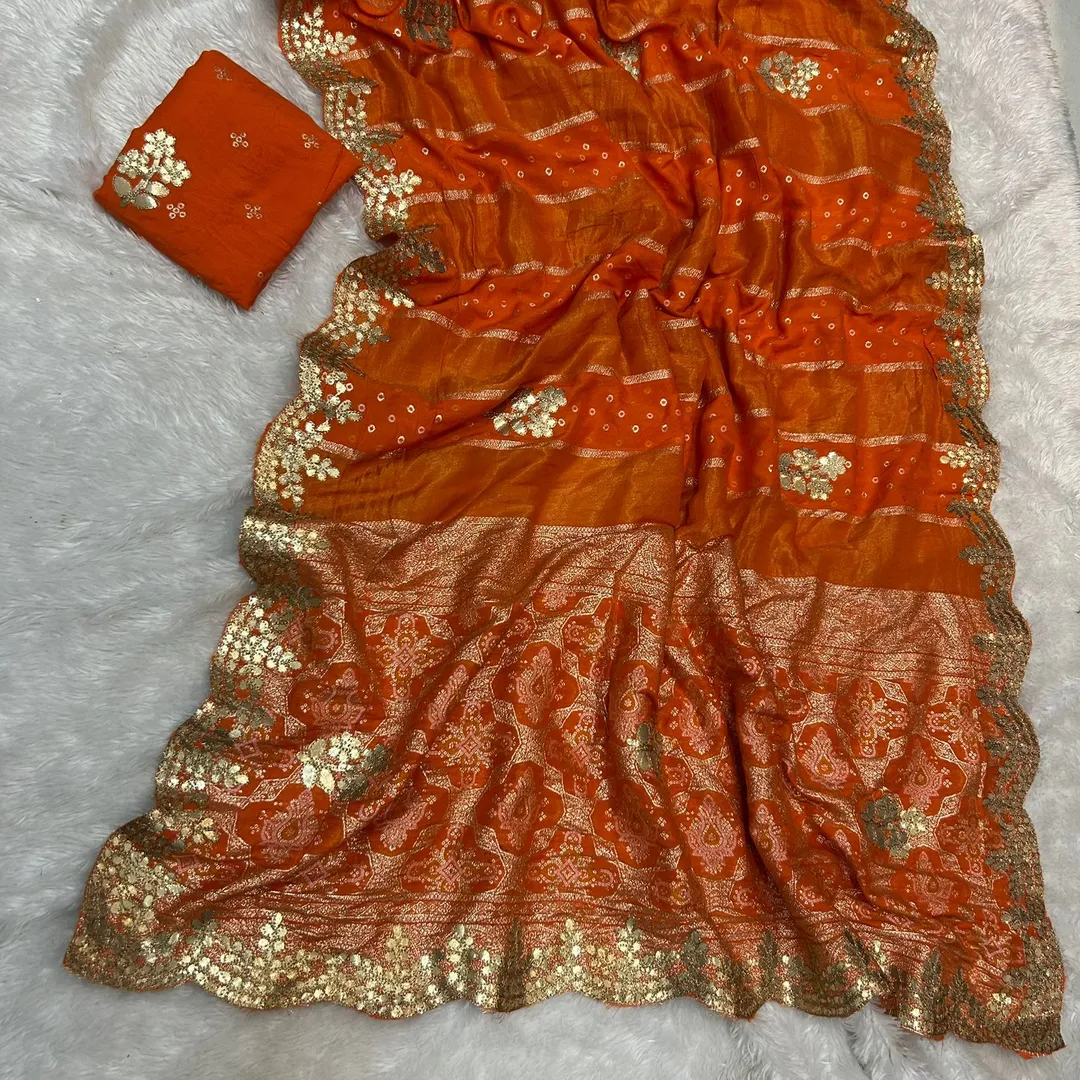 Pure Viscose Zari Weaving Saree – Rich Festive Collection - View 2