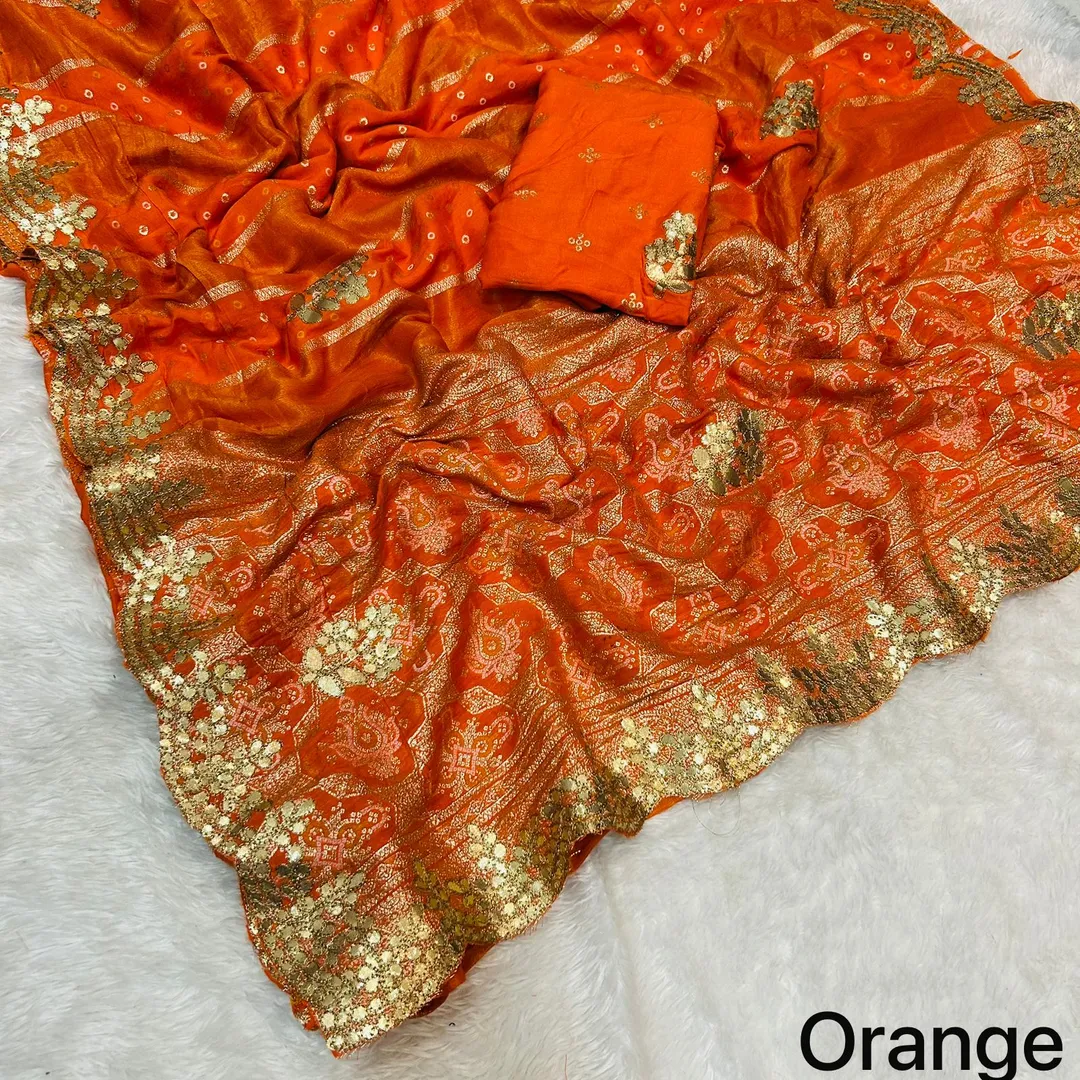 Pure Viscose Zari Weaving Saree – Rich Festive Collection - View 4