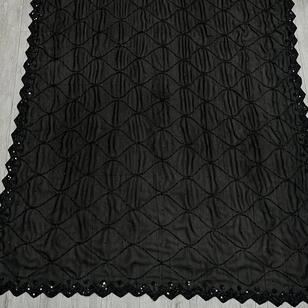 Launching New Designer Party Wear Black Saree - View 6