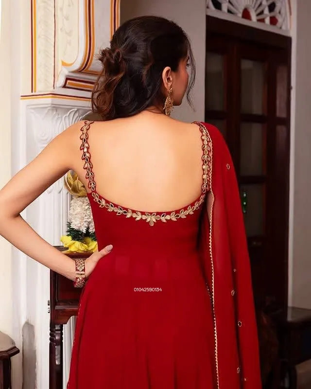 Designer Party & Festive Wear Gown Set - View 3