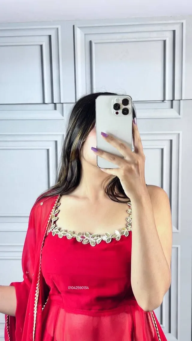 Designer Party & Festive Wear Gown Set - View 5