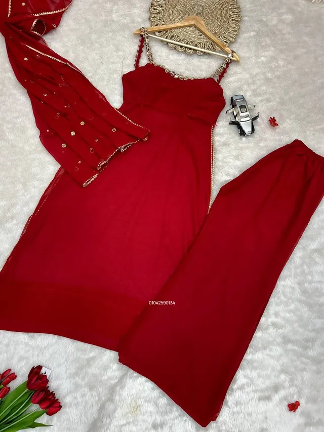 Designer Party & Festive Wear Gown Set - View 6