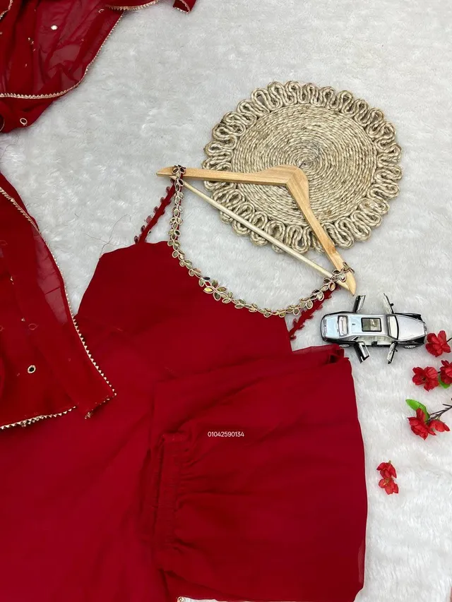 Designer Party & Festive Wear Gown Set - View 7