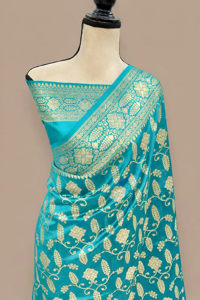 Elegant Banarasi Soft Semi Georgette Silk Saree Collection