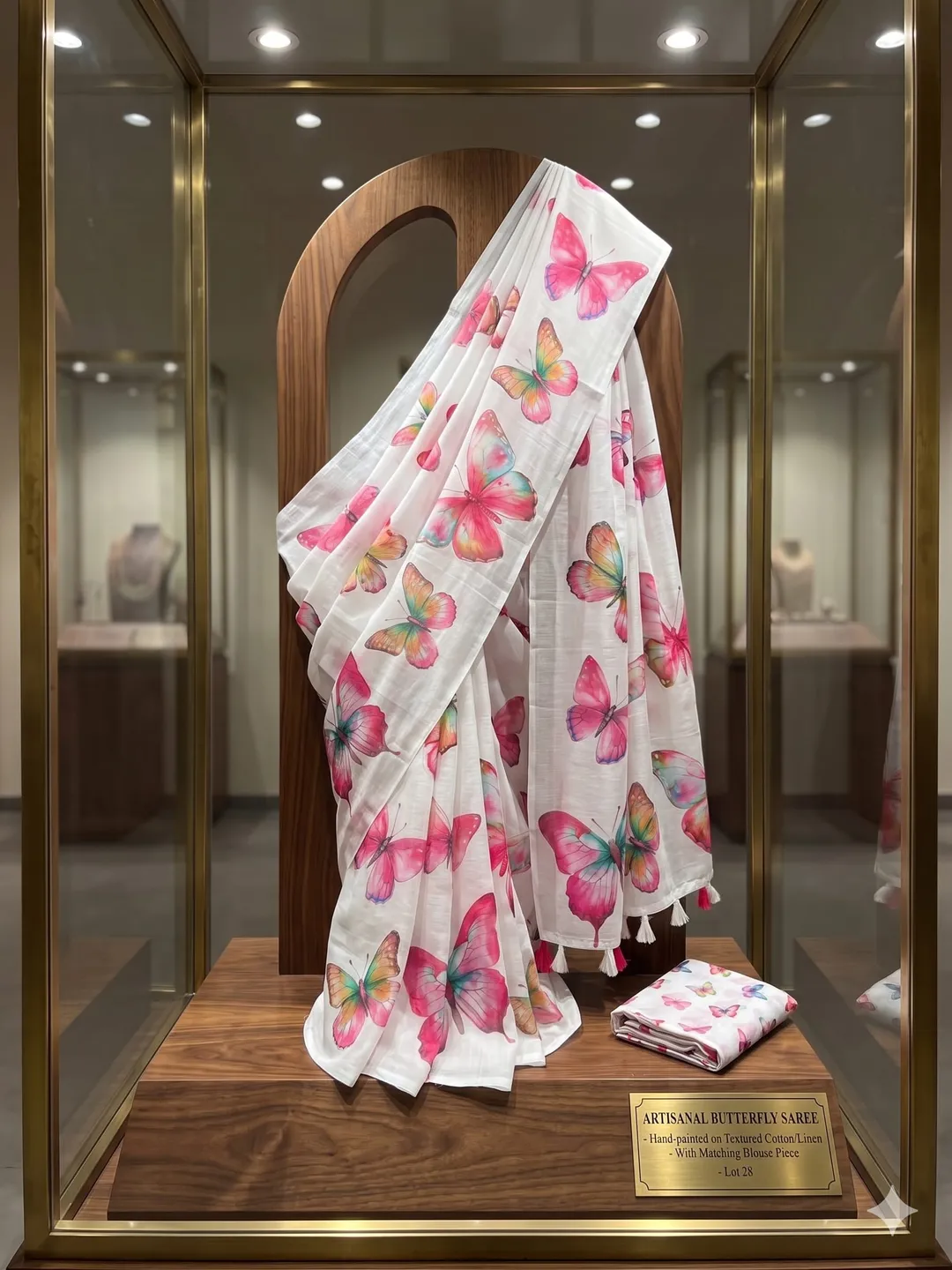 Special Fancy Linen Collection – New Arrival 💖  👑 Trendy | Lightweight | Everyday Elegant - Linen Cotton Saree Online India - Buy at ₹999 - Image 1