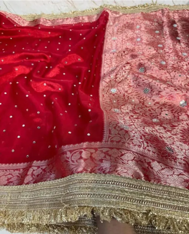 Luxury Banarasi Soft Glass Tissue Silk Saree Collection - View 2