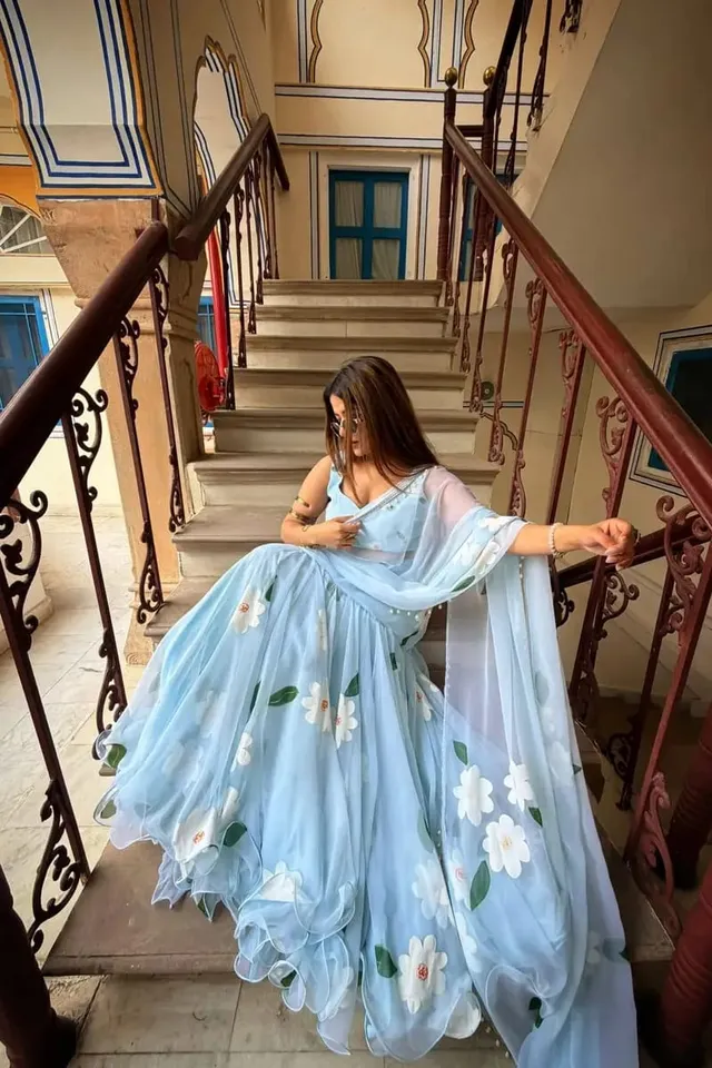 Most Beautiful Ready-To-Wear Lehenga Saree Collection - View 3