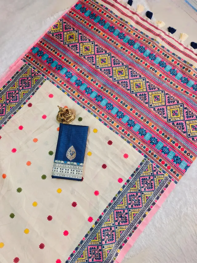 Catalogue – Premium Assamese Chador Saree - View 5