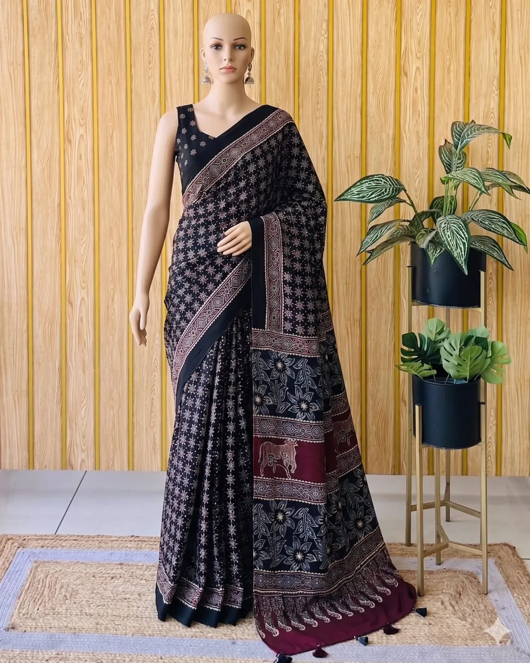 New Design Launch 🌻 Model Silk Saree - Modal Silk Saree Online India - Buy at ₹1099 - Image 1
