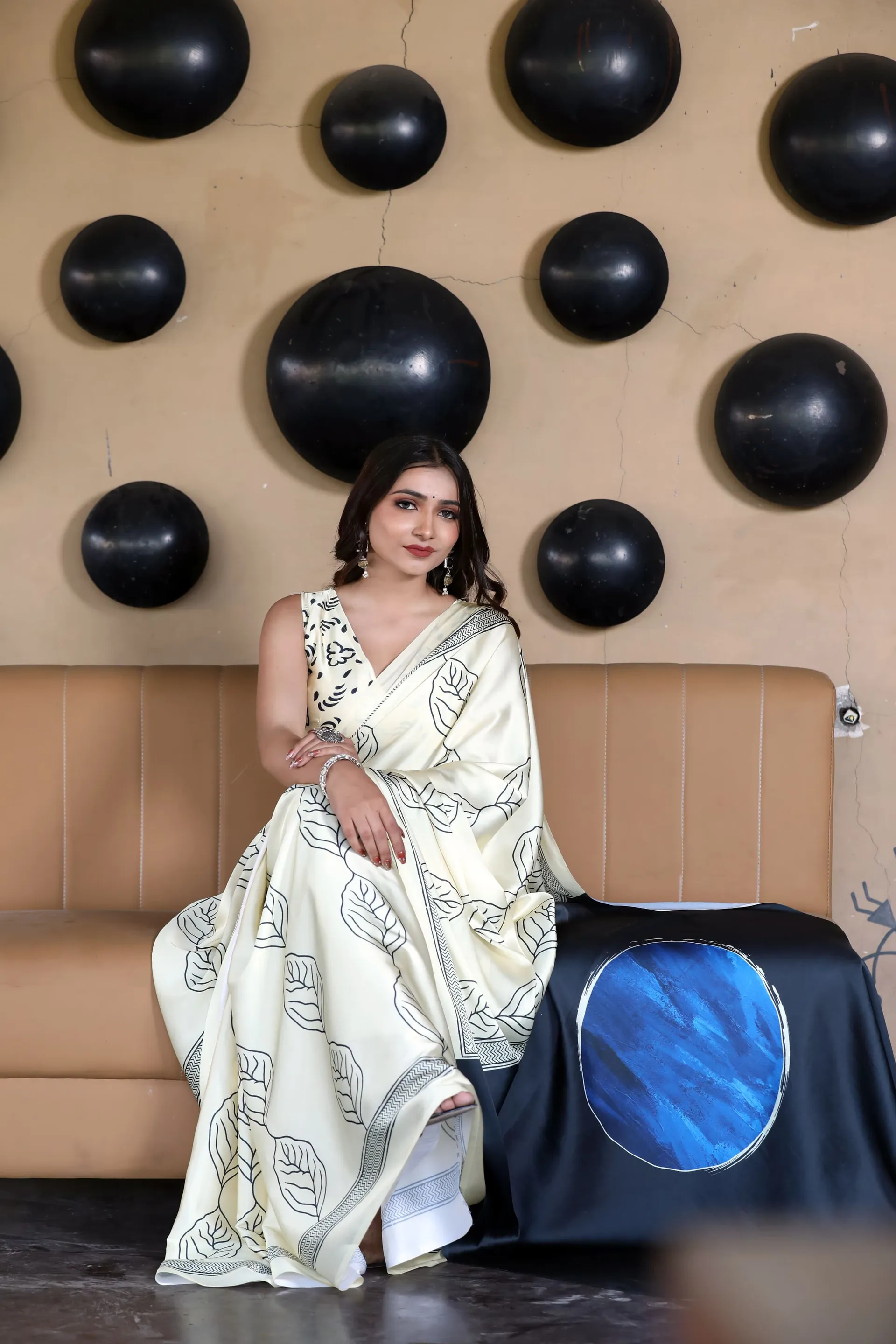 Original Japan Satin Saree - View 2