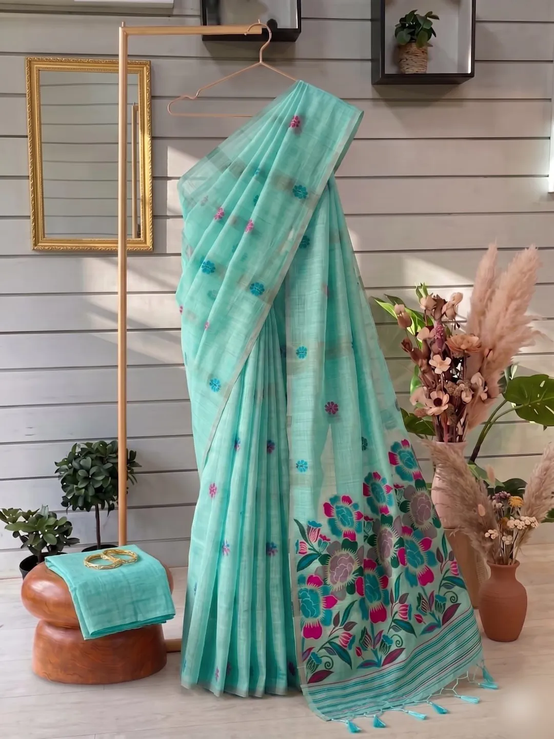 Soft Muga Cotton Saree - Premium Soft Muga Cotton Saree Online India - Buy at ₹1650 - Image 1