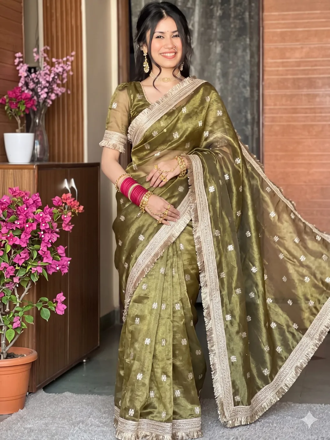 Premium Tussar Silk Saree Collection