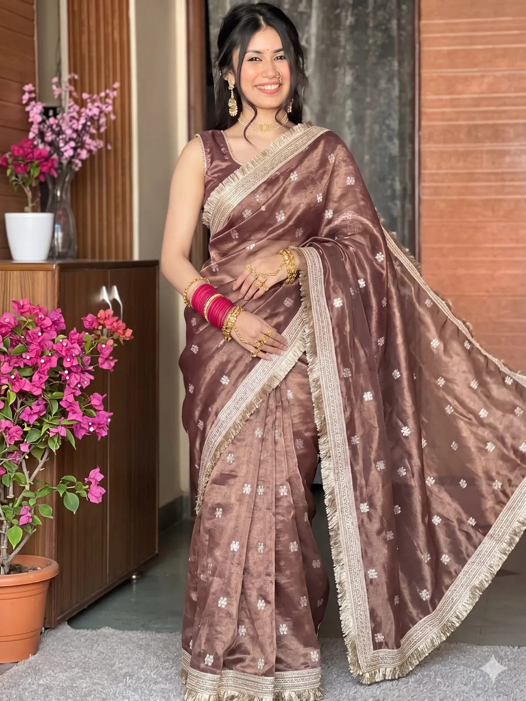 Premium Tussar Silk Saree Collection - Premium Tussar Silk Saree Online India - Buy at ₹1400 - Image 1