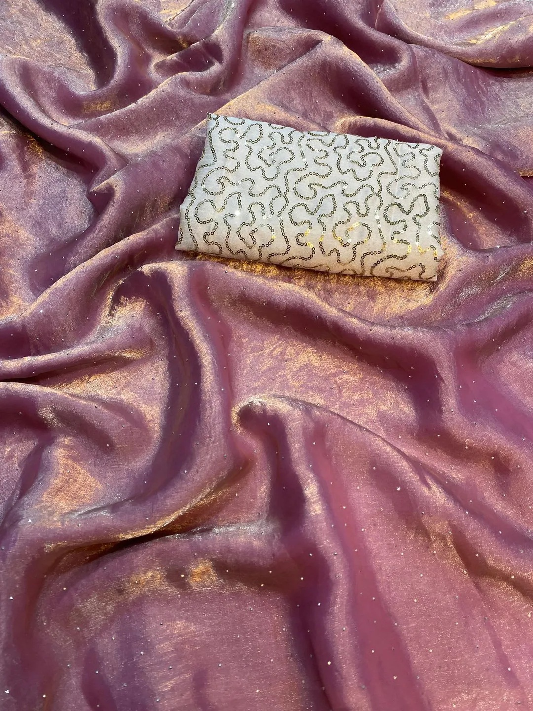 Code: 908 – New Trending Swarovski Work Saree ✨ - View 2