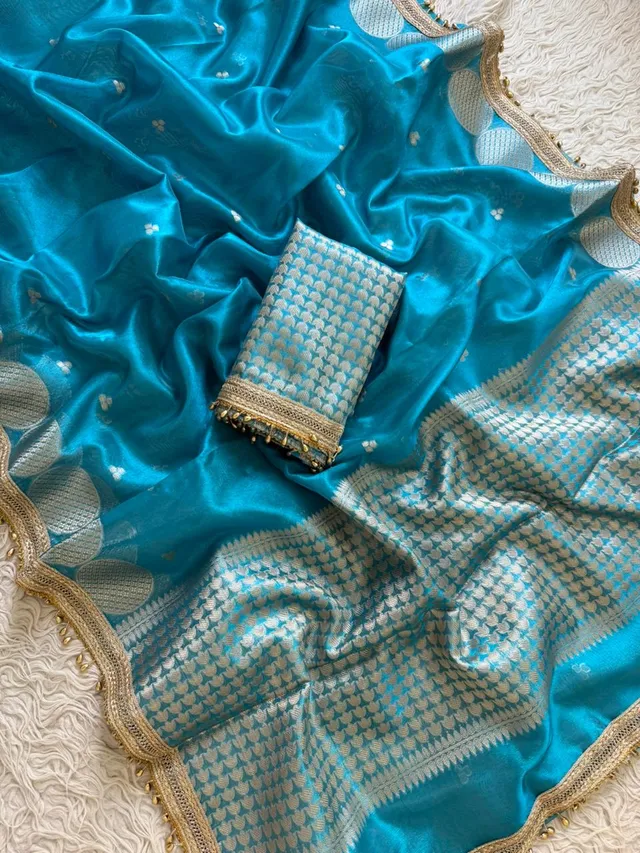 Banarasi Soft Tissue Silk Saree - View 2