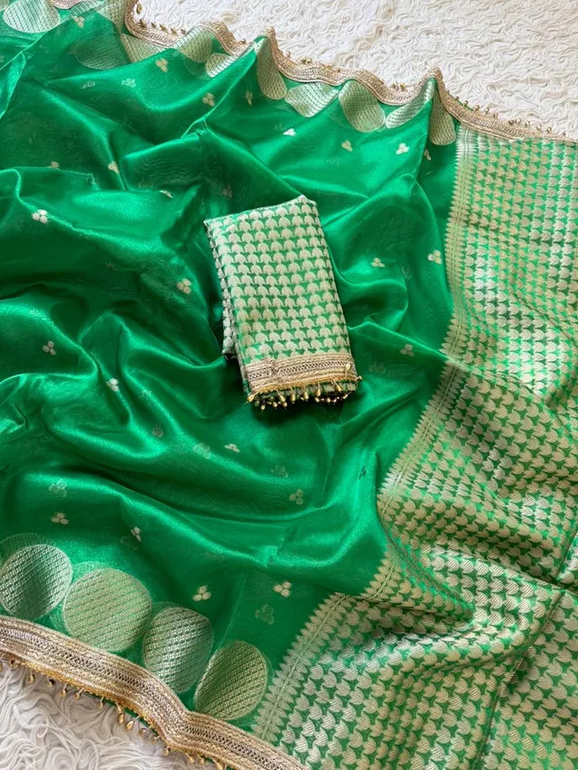 Banarasi Soft Tissue Silk - View 3