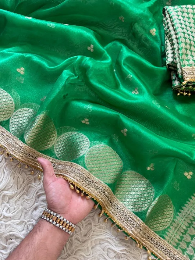 Banarasi Soft Tissue Silk - View 4