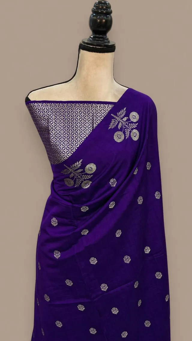 Banarasi Raw Mango Silk Saree Collection - View 2