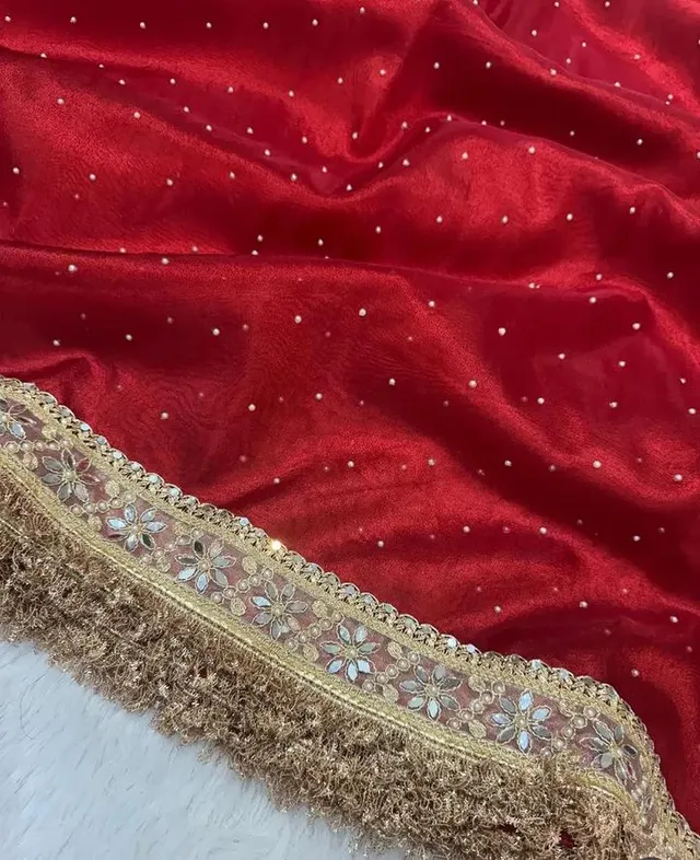 Banarasi Soft Glass Tissue Silk Saree - View 3