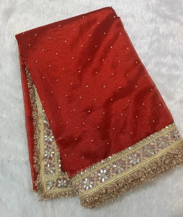 Banarasi Soft Glass Tissue Silk Saree - View 4